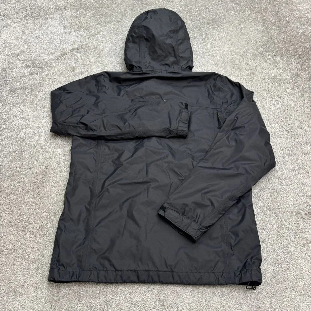Columbia Waterlight II Omni-Tech Waterproof Windbreaker Jacket Mens Small Black